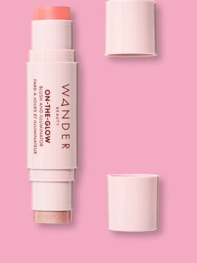 Wander Beauty On-The-Glow Blush and Illuminator Stick - NIB $38